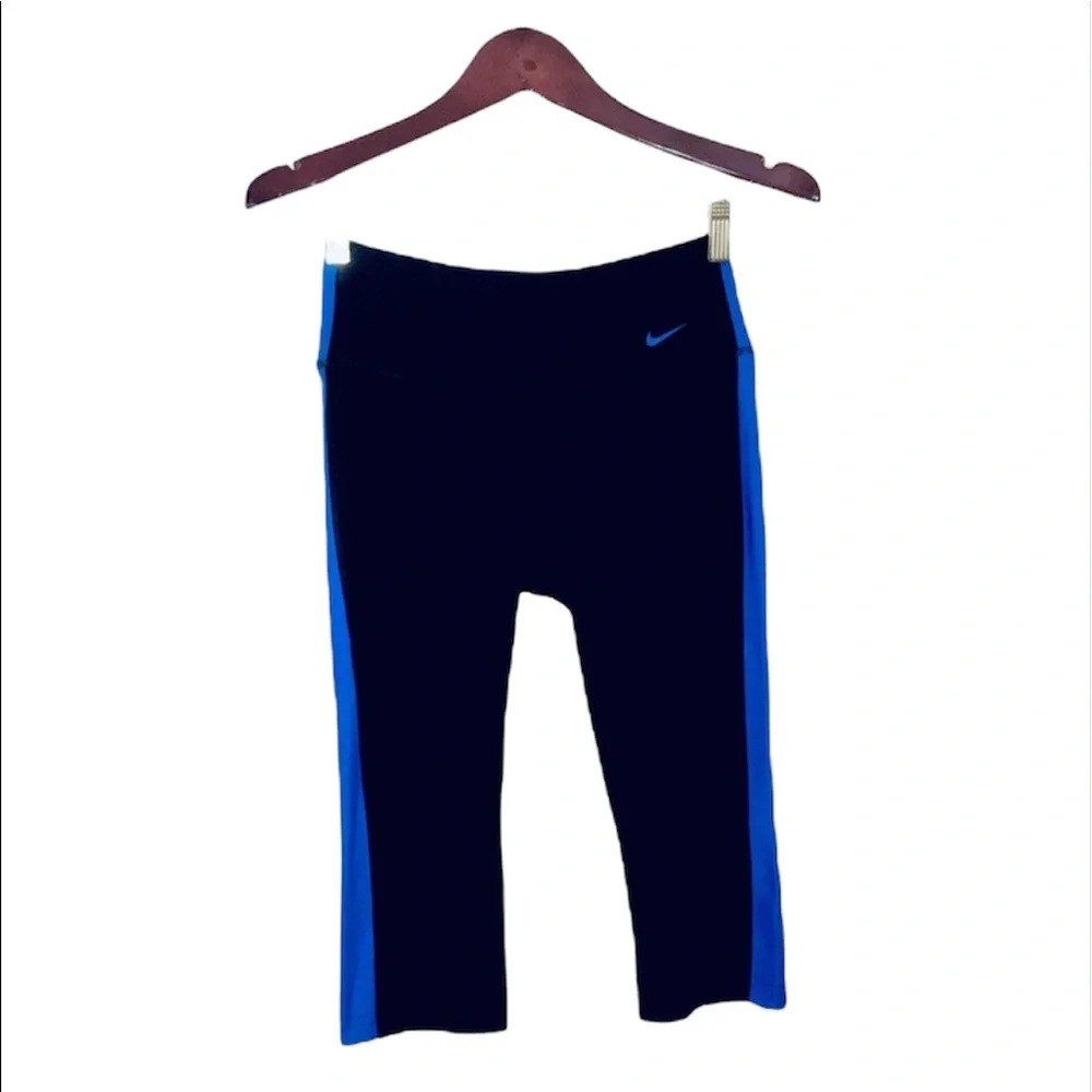 NWT Nike: Small Blue & Black Workout Leggings